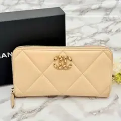 【美品】　CHANEL シャネル　ディズヌフ（CHANEL 19） 長財布