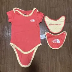 THE NORTH FACE コーラルピンクロンパース 80