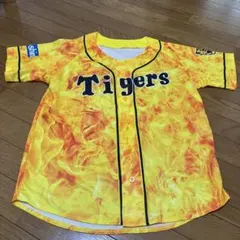 Tigers ユニフォーム 炎模様 半袖のサムネイル