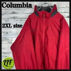 コロンビア 刺繍 企業ロゴ 内フリース ウォームアップジャケット2XL 4549