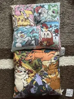 ポケットモンスター 座布団クッション ～WAGARA ART～ 全2種セット