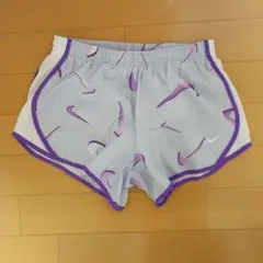 Nike DRI-FIT ショートパンツ Mサイズ グレー/紫