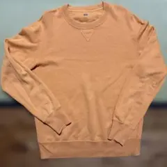 ユニクロ　スウェット　オレンジ　L