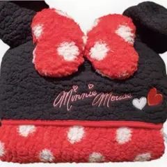 ディズニーリゾート ミニー フード付きブランケット