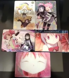 まどかマギカ ウエハースカード5枚セット