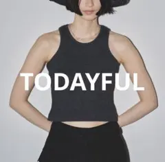 TODAYFUL トゥデイフル　アメリカンスリーブ　タンクトップ　グレーのサムネイル