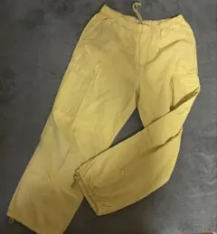 ZARA イエロー カーゴパンツ 複数ポケット