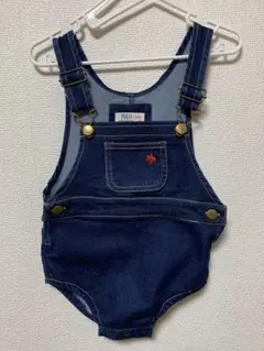 POLO デニムロンパース 70cm
