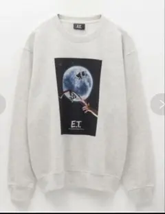 E.T. グラフィック XL ダークグレー スウェット - メルカリ