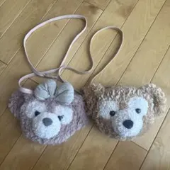 ダッフィー＆シェリーメイ ぬいぐるみポーチ