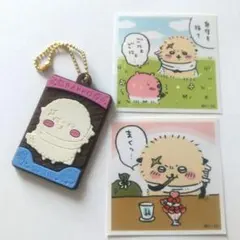 ちいかわ　ラッコシール3枚　キャラパキミニチャーム