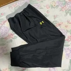 極美品W アンダーアーマー裏地蓄熱保管STORM1撥水/2Pジョガーパンツ