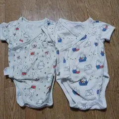 70cm 前開き半袖ボディスーツ ミッフィー