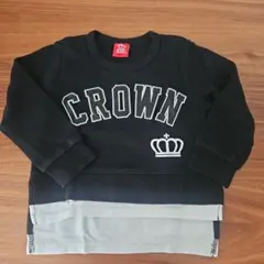 BABY DOLL CROWNトレーナー 100cm 黒