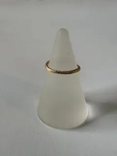 K18WGダイヤモンピンキーリング 0.03ct #4 中古品 - メルカリ