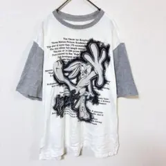 ワーナーブラザーズ　1999年　Tシャツ　メンズL相当　ルーニー・チューンズ　綿