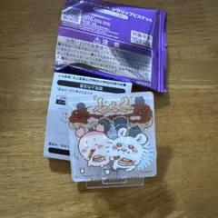 ちいかわ アクリルシーンクリップビスケット モモンガ 古本屋 カニちゃん