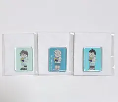 ハイキュー ジロリ アクリルブロック 及川徹　青根高伸　金田一勇太郎