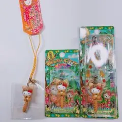 レア ハワイ限定 Hello Kitty ネックストラップ 2点会平成レトロ 青