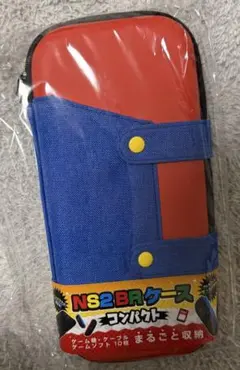 NintendoSwitchケース大容量コンパクト収納ソフト10枚収納マリオ風