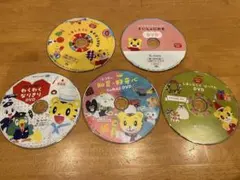 【しまじろう DVD 5枚セット】こどもちゃれんじ／知育・生活習慣・クリスマス