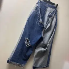 美品❣️ロデオクラウンズ❣️レディース❣️変形❣️ワイド❣️ダメージ入り❣️切り替え❣️