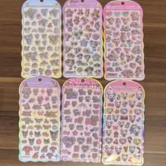 コットンパフィーシール　パワパフ　クラックス サンリオ エンジェルブルー