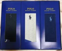POLO ラルフローレン メンズソックス 3足セット