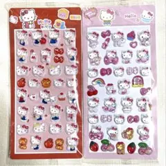 新品未開封　海外製　サンリオ　ハローキティ キティちゃん　かたいシール　ハード