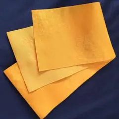 卒業式に♪【新品】洗える 袴下帯 半幅帯 ふんわり紫陽花柄 黄色 イエロー