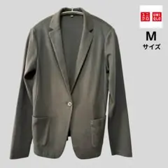 UNIQLO テーラードジャケット M ダークグレー