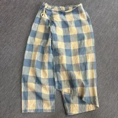 TRAVAIL MANUEL コットンリネン　インディゴ染めパンツのサムネイル