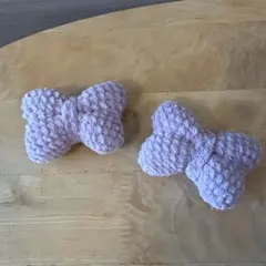 ハンドメイド　リボン２個セット