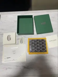 GOYARD 二つ折り財布 ゴヤール ヘリンボーン柄 マネークリップ 美品のサムネイル