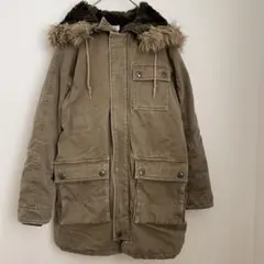 JOHNBULL ジョンブル　アウター　モッズコート　デニム　重厚感　ファー