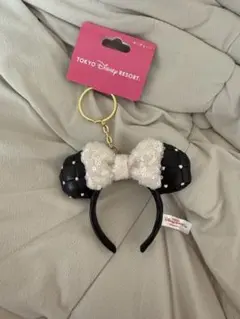 東京ディズニーリゾート ミニーマウスカチューシャ　キーチェーン