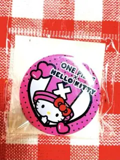 【新品】ワンピース×キティ　 コラボ　缶バッチ