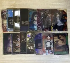 進撃の巨人　 カード　ステッカー　まとめ売り