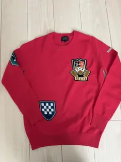 PEARLY GATES ピンク クルーネック セーター サイズ0 ニット