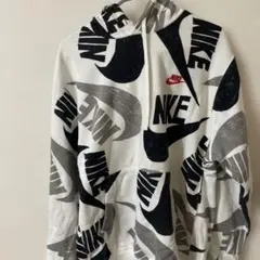 Nike ロゴプリント フード付きパーカー