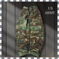 7788US ARMYウッドランド迷彩ミリタリーカーゴパンツダブルニーM/L相当