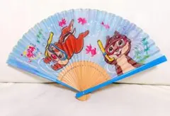 ディズニー夏祭り2017 チップとデール 扇子
