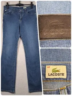 【希少】LACOSTE ラコステ フレアデニムパンツ 日本製 42サイズのサムネイル