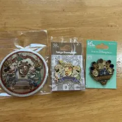 ディズニーリゾートピンバッジ缶バッジセット