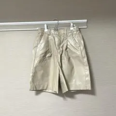 レザーショートパンツ ショートパンツ