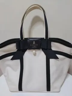 【美品】LANVIN en Bleu ランバンオンブルー トートバッグ