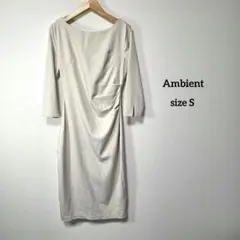 Ambient アンビエント ギャザー ペンシルドレス ワンピース ドレスのサムネイル