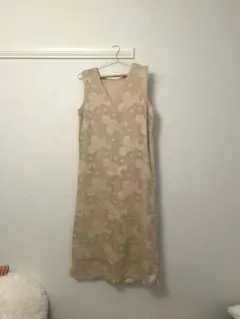 Ambre Neige 花柄 ノースリーブワンピース