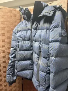 早い者勝ち売り切りTATRAS ネイビー フード付きダウンジャケット 