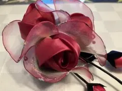 【美品】バラ ブローチ・コサージュ